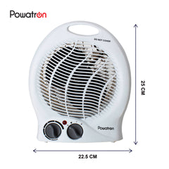 Fan Heater With 2 Adjustable Heat Settings