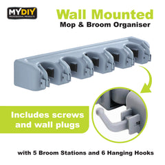 Wall Mounted Mop Holder