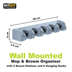Wall Mounted Mop Holder