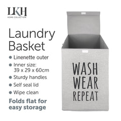 Space-Saving Laundry Basket For Clothes