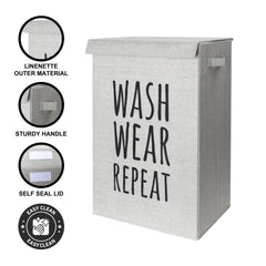 Space-Saving Laundry Basket For Clothes