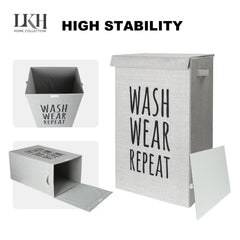 Space-Saving Laundry Basket For Clothes