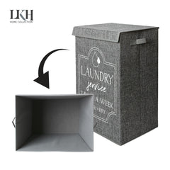 Space-Saving Laundry Basket For Clothes