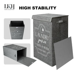 Space-Saving Laundry Basket For Clothes