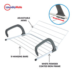 Space-Saving Deluxe 7m Radiator Airer