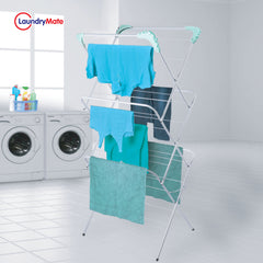 3 Tier Clothes Airer Rack for Efficient Laundry Drying
