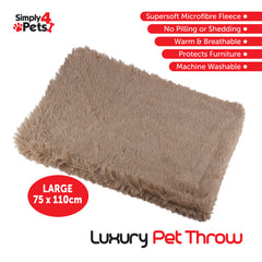Luxury Large Pet Throw For Comfort