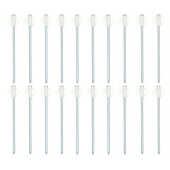 20PK Glow-In-Dark Steel Tent Pegs + Peg Puller