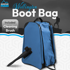 Wellington Boot Storage Bag with Shoe Brush