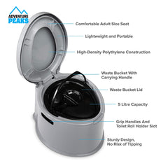 Portable Toilet For Camping And Travel