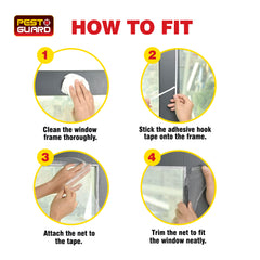 3PK Window Fly Screens For Protection