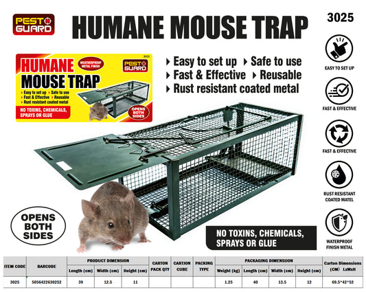 Humane Mouse Trap Two-sided