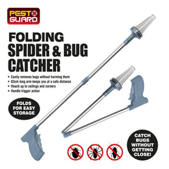 Handheld Folding Spider and Bug Catcher