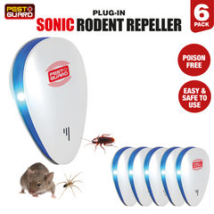 6PK Ultrasonic Pest Repeller