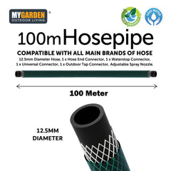 100-meter Hosepipe with Connectors