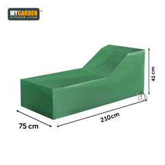 Weatherproof Garden Sunbed Cover 210x75x41cm