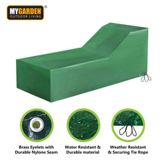 Weatherproof Garden Sunbed Cover 210x75x41cm