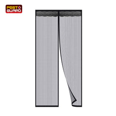 Durable Magnetic Black Door Screen Mesh