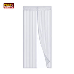 Durable Magnetic White Door Screen Mesh