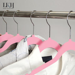 Durable 10-Pack Velvet Coat Hangers