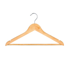 20PK Wooden Hanger Natural