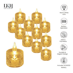 12PK Transparent Candle