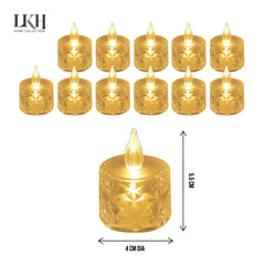 12PK Transparent Candle