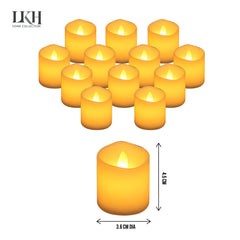 12PK White Candle