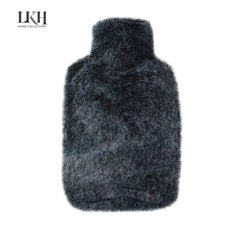 2 Litre Hot Water Bottle with Rabbit Fur Cover