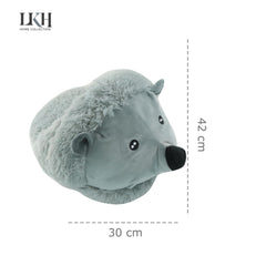 2 Litre Hot Water Bottle with Slipper Sherpa Cover