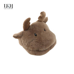 2 Litre Hot Water Bottle with Slipper Sherpa Cover