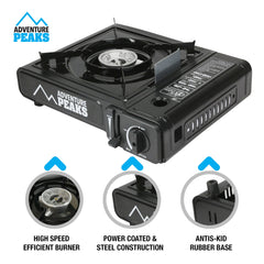 Portable Gas Camping Stove for Outdoor Cooking Adventures