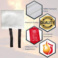 Compact Fire Blanket For Emergency Safety