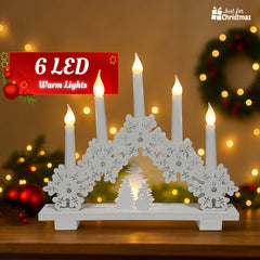 Christmas-MDF LED Candle Light White (6)