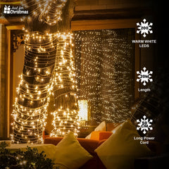 Christmas-Curtain String Light 20m (40)