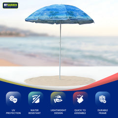 Beach Umbrella Blue