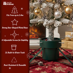 Christmas-Small Tree Stand Green