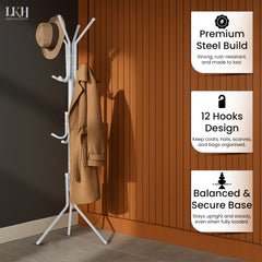 Coat Rack-White-45x45x175 (6)
