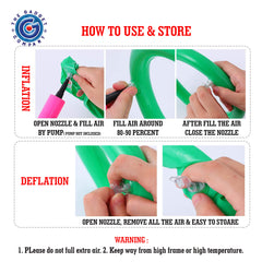 Inflatable Reindeer Hoop-La! Holiday Decoration