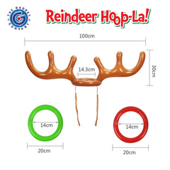 Inflatable Reindeer Hoop-La! Holiday Decoration