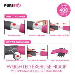 Weighted Exercise Hoop For Effective Workout