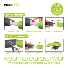 Weighted Exercise Hoop For Effective Workout