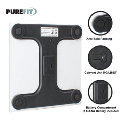 180KG Digital Bathroom Scale With LCD Display