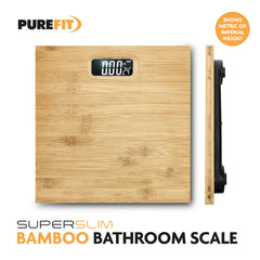 180Kg Super Slim Digital Bamboo Scale