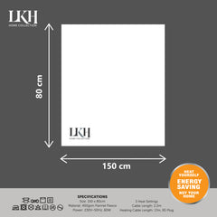 Single-Size Electric Under Blanket Heated Bedding