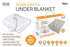 Single-Size Electric Under Blanket Heated Bedding