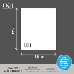 Double-Size Electric Under Blanket Heated Bedding