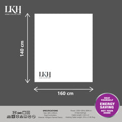 King-Size Electric Under Blanket Heated Bedding