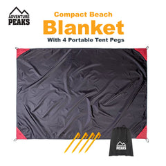 Compact Beach Blanket For Easy Travel