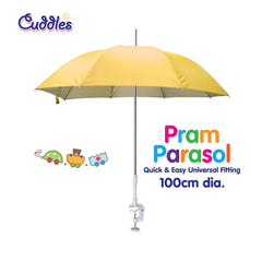 Yellow Pram Parasol Sunshade for Babies